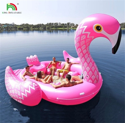 6 व्यक्ति के लिए inflatable Peacock Water Mount Sea Lake Pool Float Water Toy Giant Unicorn Flamingo पानी की पार्टी के लिए inflatable फ्लोटिंग बेड