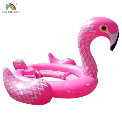 6 व्यक्ति के लिए inflatable Peacock Water Mount Sea Lake Pool Float Water Toy Giant Unicorn Flamingo पानी की पार्टी के लिए inflatable फ्लोटिंग बेड