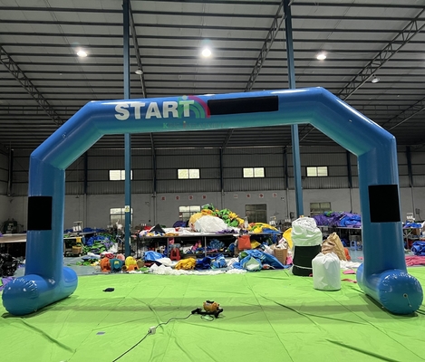 कस्टम inflatable आर्क विज्ञापन प्रारंभ आउटडोर inflatable प्रवेश आर्क मैराथन रेस लाइन आर्कवे