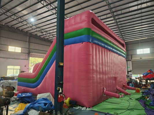 वाणिज्यिक ग्रेड पीवीसी स्पाइडर मैन वाटरस्लाइड inflatable उछाल घर ComboObstacle कोर्स स्लाइड inflatable पानी स्लाइड