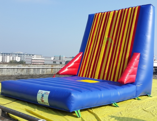 फैक्टरी थोक वाणिज्यिक आउटडोर खेल खेल वयस्कों inflatable चिपचिपा दीवार खेल inflatable जंपिंग उछल महल