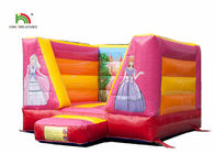 0.55mm PVC Inflatable Princess Bounce Castle With Blower For Child 85kg Weight