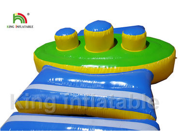 रोमांचक शैली ब्लू Inflatable पानी पार्क / वयस्क खेल का मैदान उपकरण