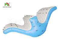 ब्लू 5 * 2.5 मीटर Inflatable घुमाव स्लाइड / वाणिज्यिक किराये के लिए पानी पार्क खिलौने