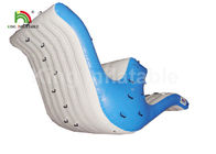 ब्लू 5 * 2.5 मीटर Inflatable घुमाव स्लाइड / वाणिज्यिक किराये के लिए पानी पार्क खिलौने