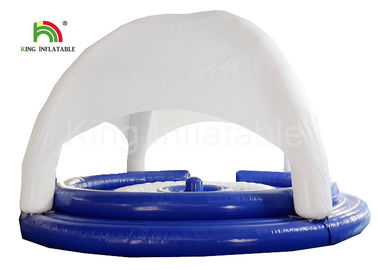 स्वनिर्धारित 8 * 5 एम पनरोक Inflatable पानी के खिलौने टेंट कवर सीई एसजीएस EN71 के साथ