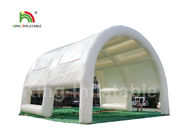 पानी - सबूत पीवीसी 40 * 10 मीटर सफेद विशालकाय Inflatable घन तम्बू शादी की पार्टियों के लिए