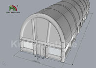 पानी - सबूत पीवीसी 40 * 10 मीटर सफेद विशालकाय Inflatable घन तम्बू शादी की पार्टियों के लिए
