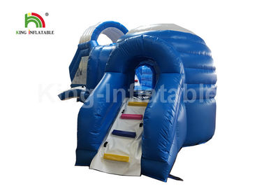 कस्टम ध्रुवीय भालू सफेद विशालकाय Inflatable भूमि जल पार्क टिकाऊ गंध