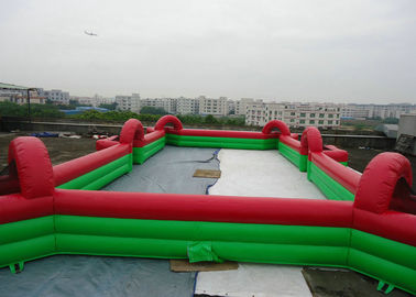 0.45 मिमी - 0.55 मिमी पीवीसी के साथ वाणिज्यिक Inflatable फुटबॉल खेल / फुटबॉल मैदान खेल उपकरण