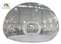 6m Diameter Transparent Inflatable Bubble Tent With Tunnel For Outdoor Camping Rent