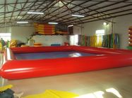 0.6 मिमी - 0.9 मिमी पीवीसी बच्चों और वयस्क पानी के खेल के लिए बड़े inflatable स्विमिंग पूल