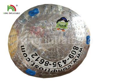 वयस्कों के मनोरंजन के लिए 1.0 मिमी पीवीसी / टीपीयू Inflatable पानी रोलिंग व्हील खिलौना