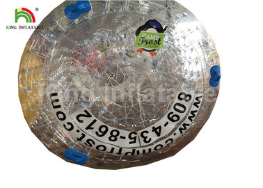 वयस्कों के मनोरंजन के लिए 1.0 मिमी पीवीसी / टीपीयू Inflatable पानी रोलिंग व्हील खिलौना