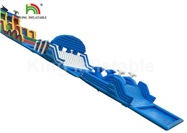 वयस्क CE EN14960 के लिए अनुकूलित 40 मीटर लंबी चुनौती Inflatable बाधा कोर्स