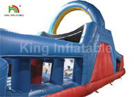 स्लाइड और चढ़ाई, बच्चों के बाधा कोर्स के साथ टिकाऊ Inflatable खेल खेल