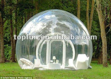 पिछवाड़े कैम्पिंग Inflatable बुलबुला तम्बू, वयस्कों और बच्चों के लिए स्पष्ट Inflatable लॉन तम्बू