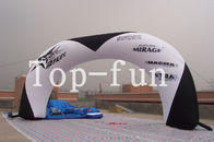 रंग Inflatable विज्ञापन आर्क / अच्छी गुणवत्ता Inflatable इंद्रधनुष आर्क / Inflatable शादी के मेहराब