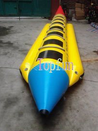 बिक्री के लिए Inflatable केले नाव / 0.9 मिमी पीवीसी तिरपाल / OEM रंग / आकार
