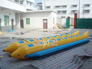 बिक्री के लिए केले की नाव / डबल लाइन ट्यूब Inflatable फ्लाई मछली पकड़ने की नावें समर एक्साइटिंग बीच स्पोर्ट्स 16 पर्सन के लिए