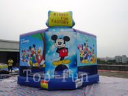 बच्चों के आउटडोर छोटे Inflatable वाणिज्यिक उछाल वाले महल किराया मिकी माउस के लिए