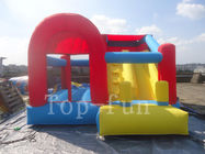 पीवीसी तिरपाल, अनुकूलित रंग और आकार के साथ बच्चों के पिछवाड़े मज़ा विश्व Inflatable कूद महल