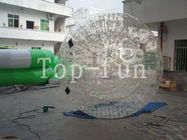 1 साल की वारंटी के साथ आउटडोर स्पष्ट Inflatable Zorbing बॉल / बिग ग्लास बॉल्स