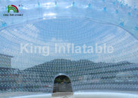 पनरोक 1.0 मिमी पीवीसी Inflatable डोम बुलबुला तम्बू डबल परतों संरचना