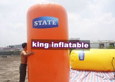 पीला / नारंगी Inflatable पानी पार्क, पानी के खेल के लिए लीड मुक्त पीवीसी फ्लोटिंग खिलौने