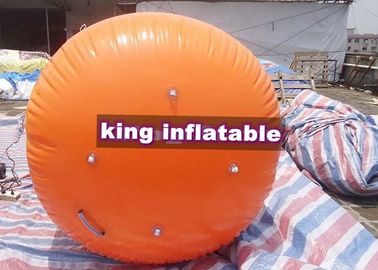 पीला / नारंगी Inflatable पानी पार्क, पानी के खेल के लिए लीड मुक्त पीवीसी फ्लोटिंग खिलौने