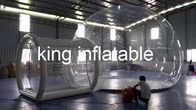 OEM आउटडोर Inflatable स्पष्ट बुलबुला तम्बू 6 मीटर व्यास Inflatable डेरा डाले हुए तम्बू