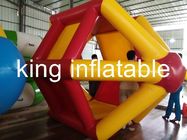 4m * 2.5m Walking On Blow Up Water Toy , PVC Inflatable Water Roller For Water Park