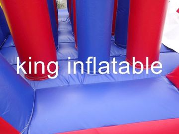 Inflatable मनोरंजन पार्क विशाल पीवीसी बच्चों आउटडोर Inflatable बाधा कोर्स