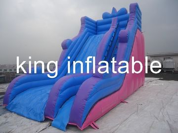 मनोरंजन पार्क के लिए साधारण लेकिन सामान्य के साथ आउटडोर टिकाऊ Inflatable सूखी स्लाइड