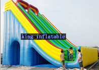 12 मीटर उच्च निविड़ अंधकार पीवीसी Inflatable सूखी स्लाइड अद्भुत डिजाइन मनोरंजन खेलों के लिए
