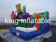 स्पंज बॉब Inflatable कूदते महल वाणिज्यिक कार्टून के साथ वाणिज्यिक Inflatable बाउंसर