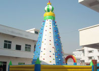 लंबा Inflatable खेल खेल / मनोरंजन पार्क के लिए चढ़ाई की दीवार