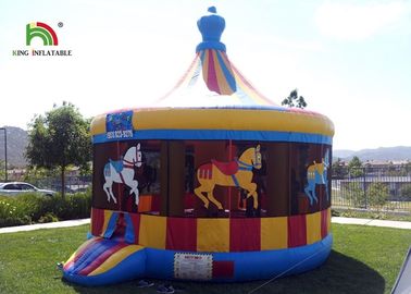 वाणिज्यिक हिंडोला Inflatable कूदते महल, कदम के साथ Inflatable डोम हाउस