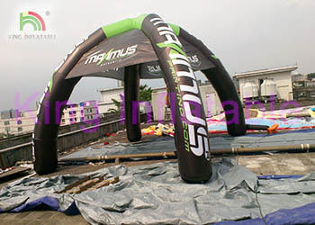 स्वनिर्धारित मुद्रण लोगो / विशालकाय उड़ा स्पाइडर के साथ विज्ञापन Inflatable घटना तम्बू