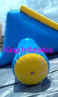 वाटर पार्क के लिए विशाल स्वनिर्धारित आकार Inflatable स्लाइड / Inflatable पानी खिलौना