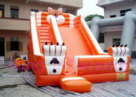 खेल का मैदान मजेदार Inflatable सूखी स्लाइड, आउटडोर बहुरंगा Inflatable जानवरों स्लाइड