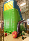 खेल का मैदान मजेदार Inflatable सूखी स्लाइड, आउटडोर बहुरंगा Inflatable जानवरों स्लाइड
