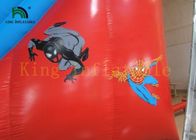 पीवीसी तिरपाल के साथ लाल स्पाइडर मैन बिग इन्फ्लैटेबल ड्राई स्लाइड बाउंस हाउस