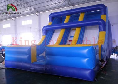 आउटडोर दो साल की वारंटी के लिए महान Inflatable डबल स्लिपवेज बीच सूखी स्लाइड
