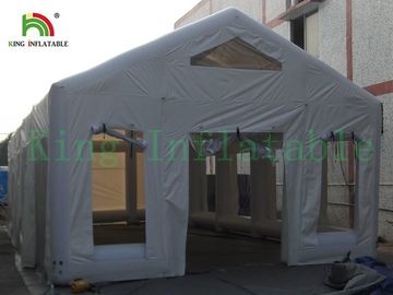 वाणिज्यिक टिकाऊ सफेद Inflatable घटना तम्बू पीवीसी तिरपाल या व्यापार शो के लिए ऑक्सफोर्ड