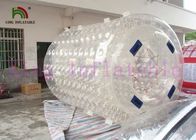 टिकाऊ 1.0 मिमी पीवीसी / TPU Inflatable पानी रोलर सीई स्वीकृत पारदर्शी पानी खिलौना