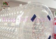 टिकाऊ 1.0 मिमी पीवीसी / TPU Inflatable पानी रोलर सीई स्वीकृत पारदर्शी पानी खिलौना