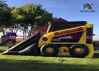 पिछवाड़े मज़ा के लिए स्लाइड के साथ वाणिज्यिक पीवीसी ताकतवर लोडर Inflatable कूदते घर
