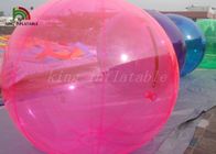 किराए के लिए पानी की गेंद 2 मीटर दीया 1.0 मिमी पनरोक पीवीसी पर टिकाऊ रंगीन Inflatable चलना