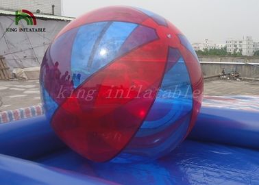 मनोरंजन पार्क के लिए पानी की गेंद पर टिकाऊ अर्ध पारदर्शी पीवीसी Inflatable चलना
